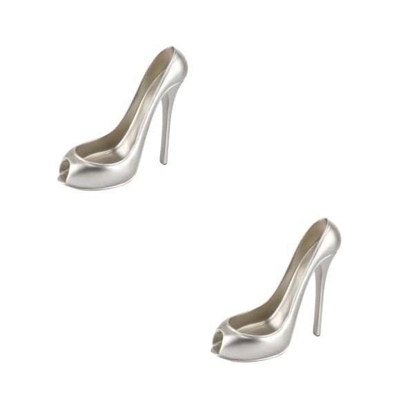 LIFKOME 2 Pièces Porte-Bouteilles à Talons Hauts Chaussures à Talons Hauts décoratifs Titulaire dalcool Porte-Bouteille à Ta