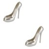 LIFKOME 2 Pièces Porte-Bouteilles à Talons Hauts Chaussures à Talons Hauts décoratifs Titulaire dalcool Porte-Bouteille à Ta