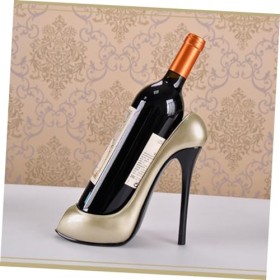 LIFKOME 2 Pièces Porte-Bouteilles à Talons Hauts Chaussures à Talons Hauts décoratifs Titulaire dalcool Porte-Bouteille à Ta