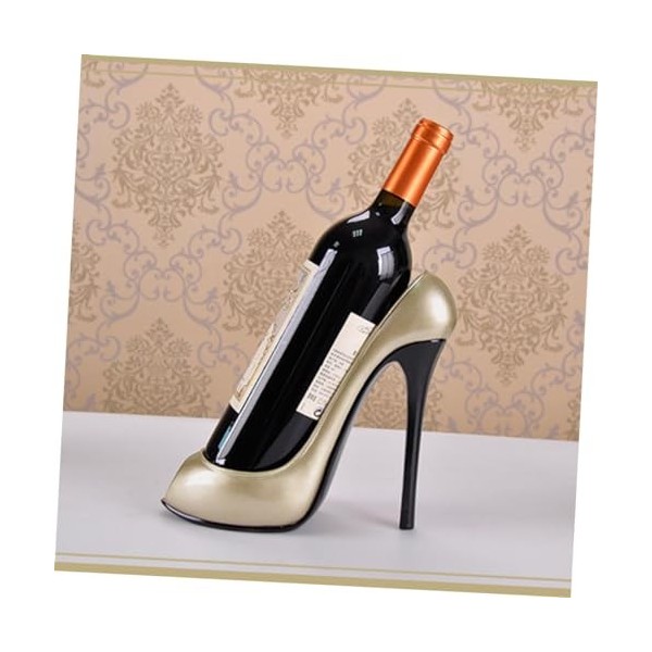 LIFKOME 2 Pièces Porte-Bouteilles à Talons Hauts Chaussures à Talons Hauts décoratifs Titulaire dalcool Porte-Bouteille à Ta
