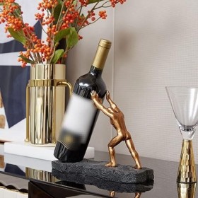 Casier à vin Ornement de Bureau, décoration de Maison, casier à vin, Artisanat en résine Fait à la Main for la fête des mères