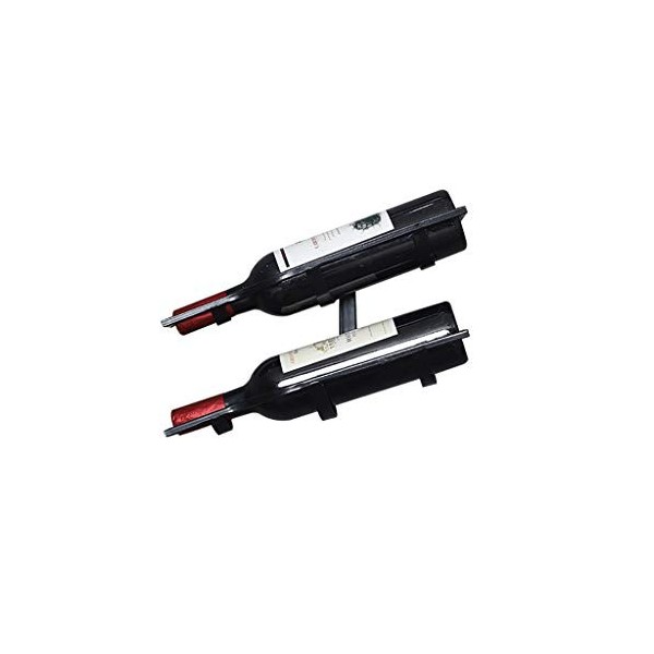 Cadre en Verre de vin en Verre Casier à vin Mural, présentoir de casier à vin en métal Multifonctionnel, Support de décoratio