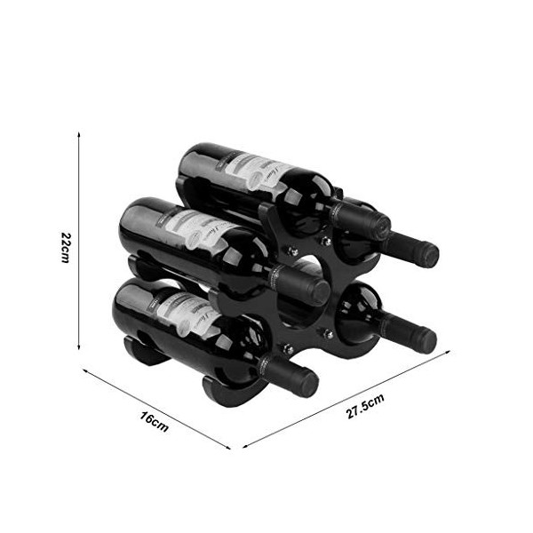 JacCos Casiers à vin, présentoir darmoire à vin en Bois, Salon à Domicile