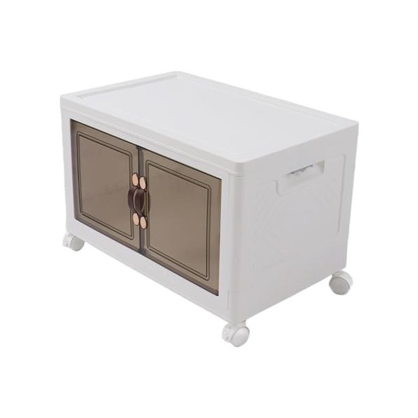 Grands bacs de rangement empilables pour lorganisation de la chambre à coucher — Organisateur deêtements pour placard autopo