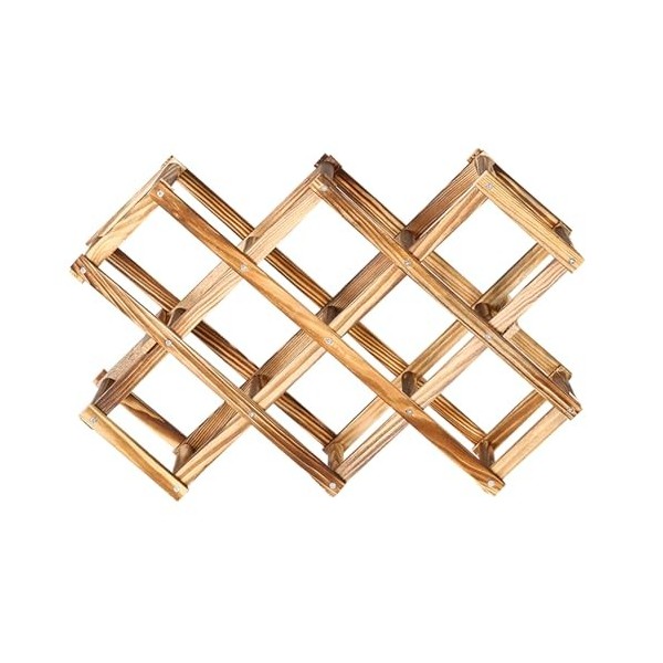 MObyat Casier à vin Casier à vin en Bois Casier à vin Pliant créatif Support de vin Présentoir Casier à vin de Rangement pour