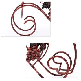 Casier à vin Casier à vin sur Pied Décorations pour la Maison Qualité en Fer forgé Apparence exquise Casier à vin rétro créat