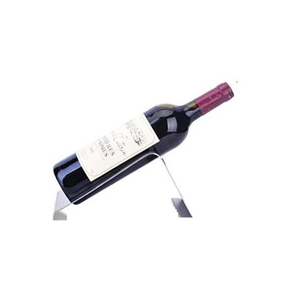 Casier à vin Casier à vin sur Pied en Acier Inoxydable Simple et créatif Style européen Porte-Bouteille de vin décoration de 