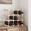 Tidyard Casier à vin pour 12 Bouteilles 36x23x36 cm Bois Massif de pin