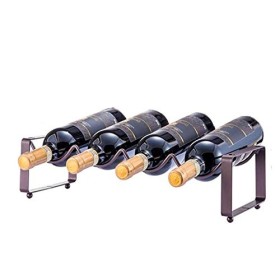 IOSIX Étagère de Stockage dalcool, Porte-vin en métal 1PC Porte-vins pour Champagne Cuisine Barre de Cuisine Organisateur Af