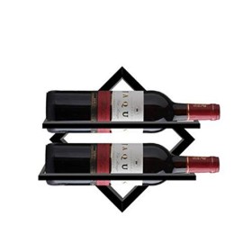 IOSIX Étagère de Stockage dalcool, Porte-Bouteille de vin en métal de Fer de Fer à vin en métal Porte-vignobles Bar vin de v
