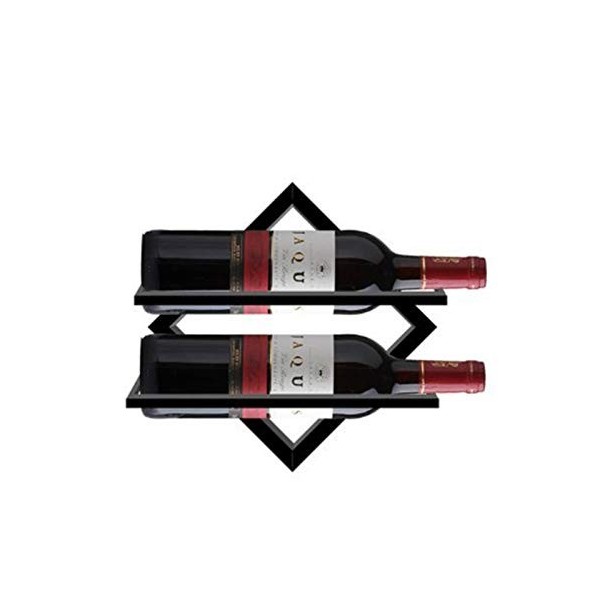 IOSIX Étagère de Stockage dalcool, Porte-Bouteille de vin en métal de Fer de Fer à vin en métal Porte-vignobles Bar vin de v