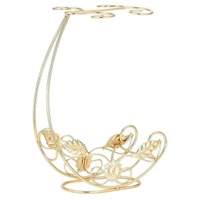 HEXEH Casier à Vin Top Top Top Supple-Utilisation DE VINS-Rack ET Goblet DE BOUILLAGE Tenue 1 Bouteille et 4 Verre de vin de 