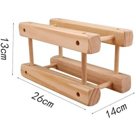 EINES Casier à vin de comptoir Casier à vin en Bois casier à vin Maison Cuisine Salle à Manger casier à vin décoratif comptoi