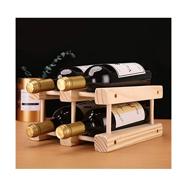 Casier À Vin Accueil Support Rouge Support De Verre À Vin Restaurant Bar S, Décoration En Bois Massif Armoire À Vin Maison Ca