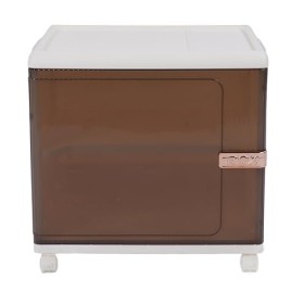 Riuulity Bacs de Rangement Empilables avec Serrure Universelle, Empilage Multicouche et Porte Magnétique pour Une Forte Porta