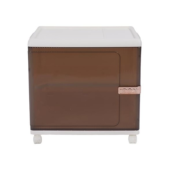 Riuulity Bacs de Rangement Empilables avec Serrure Universelle, Empilage Multicouche et Porte Magnétique pour Une Forte Porta