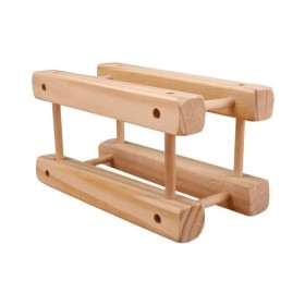 TRESORS Support De Porte-Bouteille De Vin, Casier à vin en Bois casier à vin Maison Cuisine Salle à Manger casier à vin décor