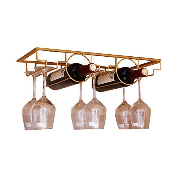 ANSNOW Casiers À Vin Muraux, Casiers Et Armoires À Vin Autoportants, Porte-Bouteilles de Vin Et Verres À Vin, Supports À Verr