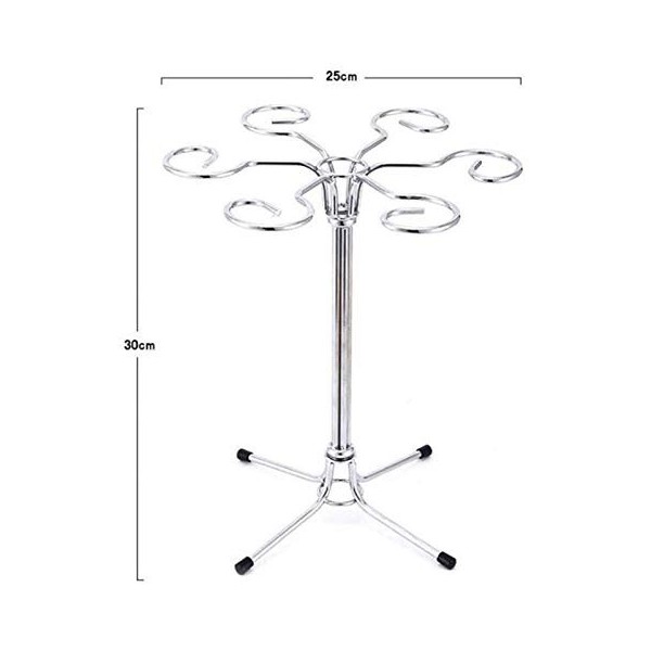 ANSNOW Casier À Vin de Table - Casier À Vin Créatif en Fer pour 6 Bouteilles - Petit Casier À Vin - Aucun Assemblage Requis -