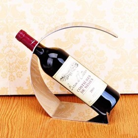 Support de stockage de vin de table support de stockage de vin forme de lune casier à vin décoration personnalité maison cuis