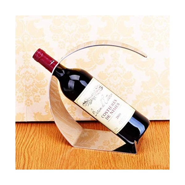 Support de stockage de vin de table support de stockage de vin forme de lune casier à vin décoration personnalité maison cuis