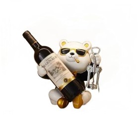 YHANNI TZNNXZWX Bureau Animal Casier à Vin Résine Ornements De Stockage De Bureau Décor Meuble TV Entrée Salon 23x16x24cm Siz