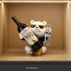 YHANNI TZNNXZWX Bureau Animal Casier à Vin Résine Ornements De Stockage De Bureau Décor Meuble TV Entrée Salon 23x16x24cm Siz