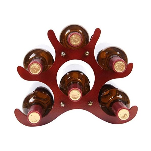 Support de stockage de vin, casier à vin, présentoir de bouteille, présentoir dornements en bois massif Armoires à vin de bo