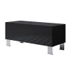 MB Muebles Bonitos | Meuble TV télé avec Rangement Moderne avec Pieds 2 cm Luke H1 | Largeur 100cm x Hauteur 32cm x Profondeu