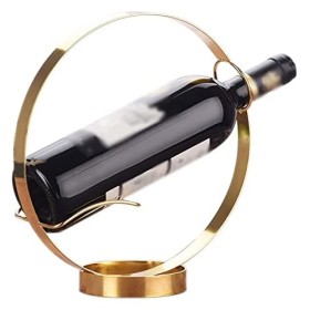 MAKIVI Casier À Vin Décoration en Fer Forgé Simple Personnalité Ameublement Salon Cave À Vin Décoration Étagère À Bouteille D