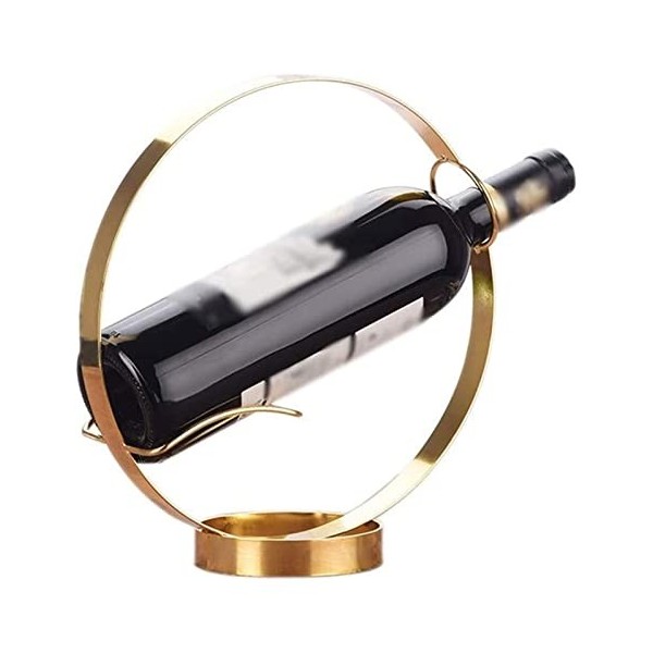 MAKIVI Casier À Vin Décoration en Fer Forgé Simple Personnalité Ameublement Salon Cave À Vin Décoration Étagère À Bouteille D