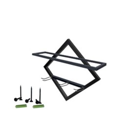 PEVSCO Vin Casier Racâtre de vin Rouge de Fer Simple Salon Mural Stockage de vin Rouge vin de Verre de Verre créativité Bar M