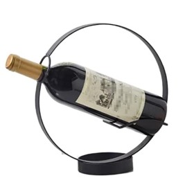 Porte Bouteille Vin Casier à Bouteilles Supports De Casiers À Vin Créatifs Maison Salon Rond Casier À Vin en Fer Présentoir À