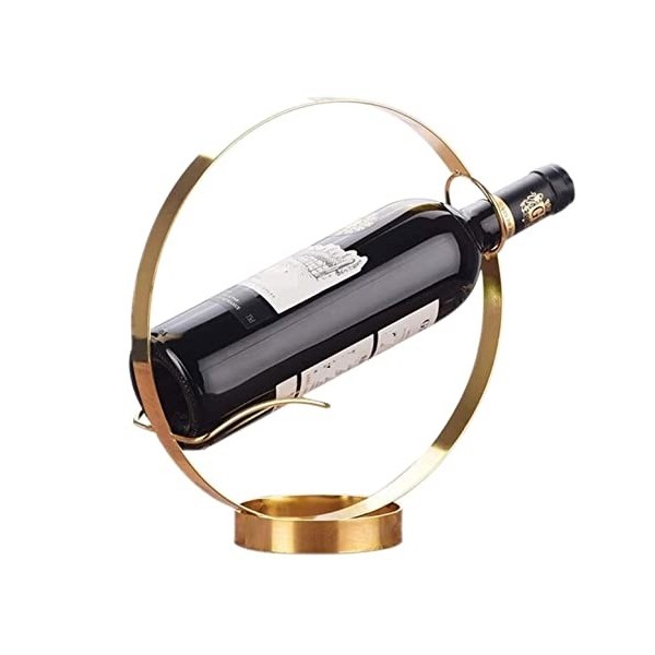 Porte Bouteille Vin Casier à Bouteilles Supports De Casiers À Vin Créatifs Maison Salon Rond Casier À Vin en Fer Présentoir À