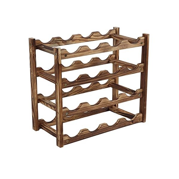 Casier à Vin de Comptoir, Casier à Vin de Grande capacité, Bonne stabilité, Finition Soignée pour Un Usage Domestique Capaci