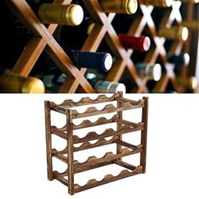 Casier à Vin de Comptoir, Casier à Vin de Grande capacité, Bonne stabilité, Finition Soignée pour Un Usage Domestique Capaci