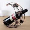 WAOCEO Casier à vin Casier à vin en Forme de Lune Porte-vin Pratique présentoir Porte-Verre à vin décorations Support Fournit