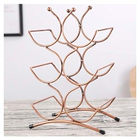 JacCos Casier à vin, Fer européen rétro ménage Salon Affichage Armoire à vin décoration