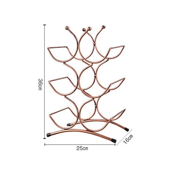 JacCos Casier à vin, Fer européen rétro ménage Salon Affichage Armoire à vin décoration