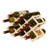 Casiers à vin, présentoir à vin Pliant Solide pour la Maison, étagère pour Armoire à vin/Couleur Bois Couleur Bois 