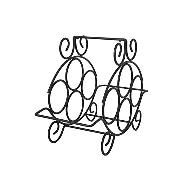 WaLdor Casier à vin Casier à vin en métal créatif, Ornement Mignon, Porte-Bouteille de vin, présentoir darmoire de Bar, étag