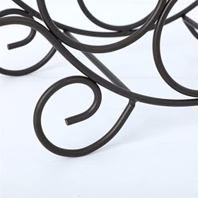 WaLdor Casier à vin Casier à vin en métal créatif, Ornement Mignon, Porte-Bouteille de vin, présentoir darmoire de Bar, étag