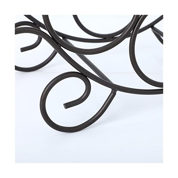 WaLdor Casier à vin Casier à vin en métal créatif, Ornement Mignon, Porte-Bouteille de vin, présentoir darmoire de Bar, étag