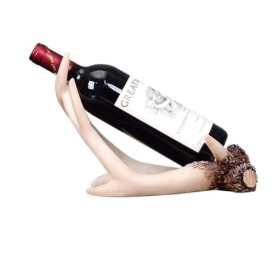 EINES Casier à vin de comptoir Support de Stockage de vin en résine, décoration de Cuisine, Salle à Manger, casier à vin, Arm