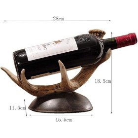 EINES Casier à vin de comptoir Support de Stockage de vin créatif casier à vin décoration Maison Cuisine Restaurant résine co