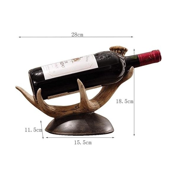 EINES Casier à vin de comptoir Support de Stockage de vin créatif casier à vin décoration Maison Cuisine Restaurant résine co