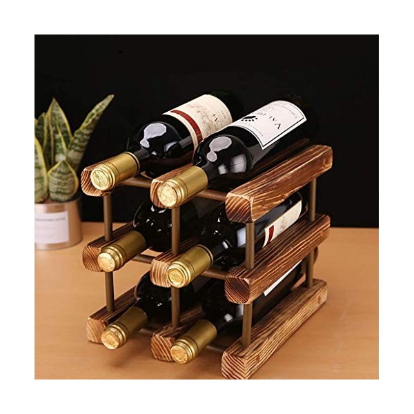 StejaR Casier À Vin Accueil Support Rouge Support De Verre À Vin Restaurant Bar S, Décoration en Bois Massif Armoire À Vin Ma