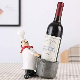 StejaR Casier à vin Accueil Support Rouge Support à Verre à Vin Bar S, Résine Dessin Animé Moderne Créatif Armoire à Vin Déco