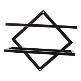 Abaodam 2 Pièces Casier à Vin Mural Mur Porte-vin Organisateur De Vin Support De Stockage De Vin Casiers à Vin Muraux Porte M