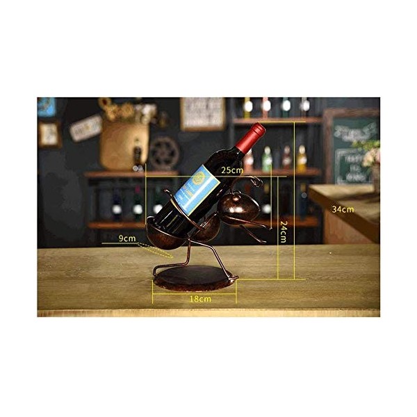 SOVORM Support de Stockage de vin de Table Support de Stockage de vin Petite Fourmi décoration darmoire à vin Bouteille de v